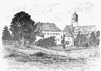 Kirchhofen Schloss und Kirche