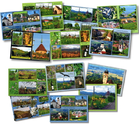 Collage alte Postk