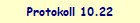 Protokoll 10.22