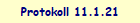 Protokoll 11.1.21