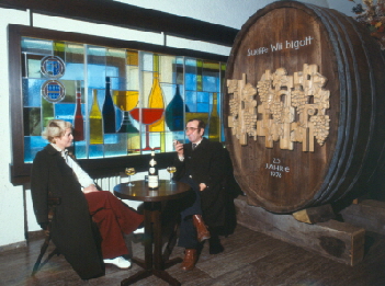Fass im Winzerkeller